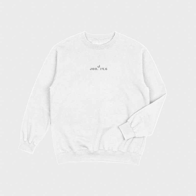 John 14:6 Sweater White 