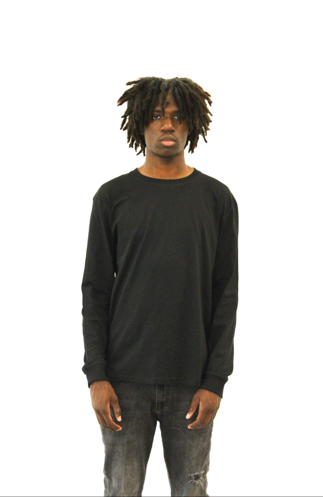 Jesus Saves Long Sleeve T-Shirt Black 