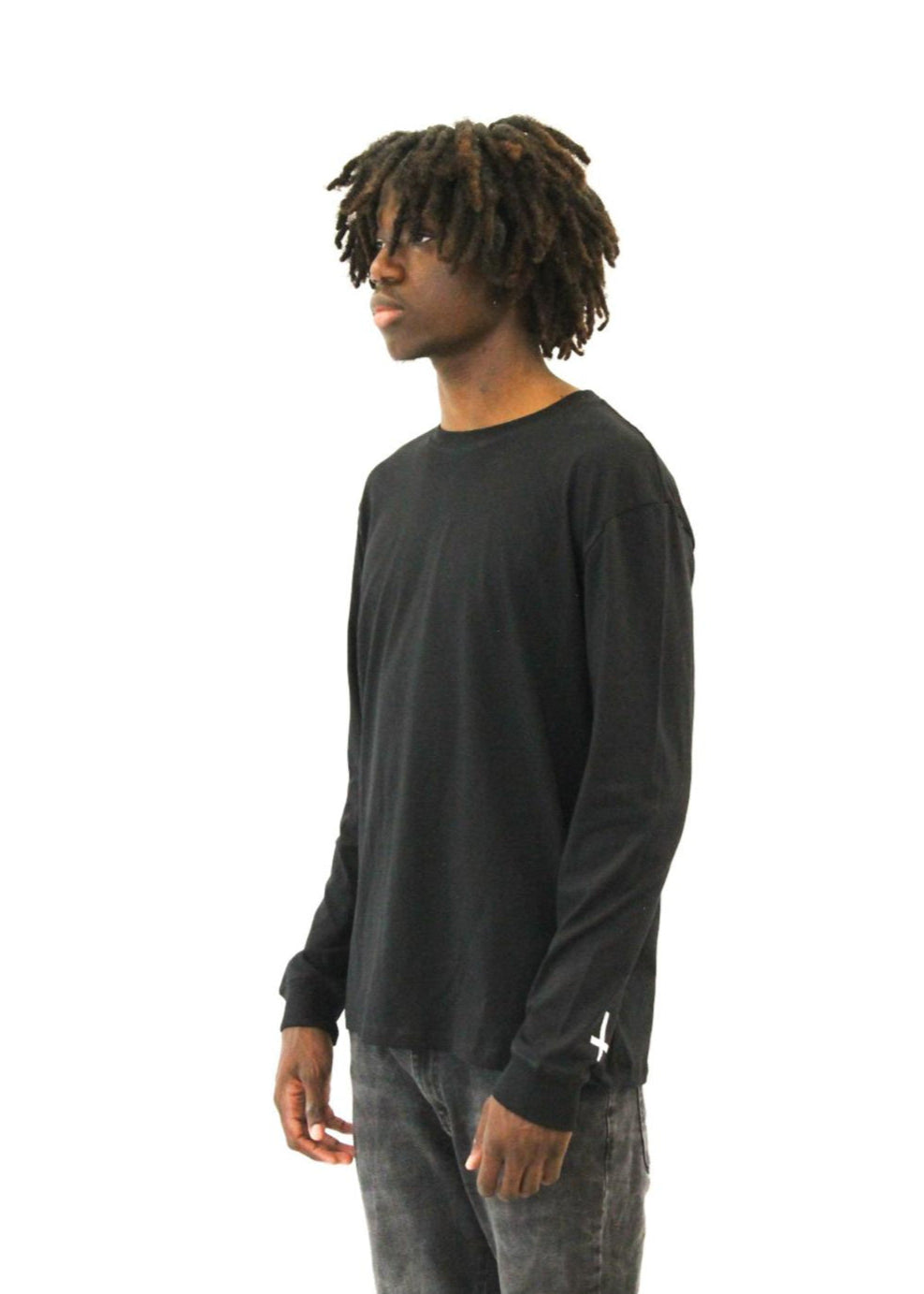 Jesus Saves Long Sleeve T-Shirt Black 